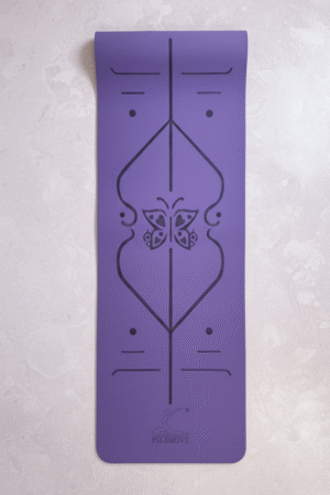 Mata 6 mm dwustronna fioletowy i różowy