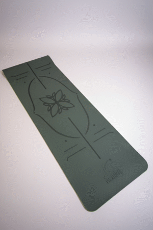 Mata 6 mm dwustronna czarny i zielony